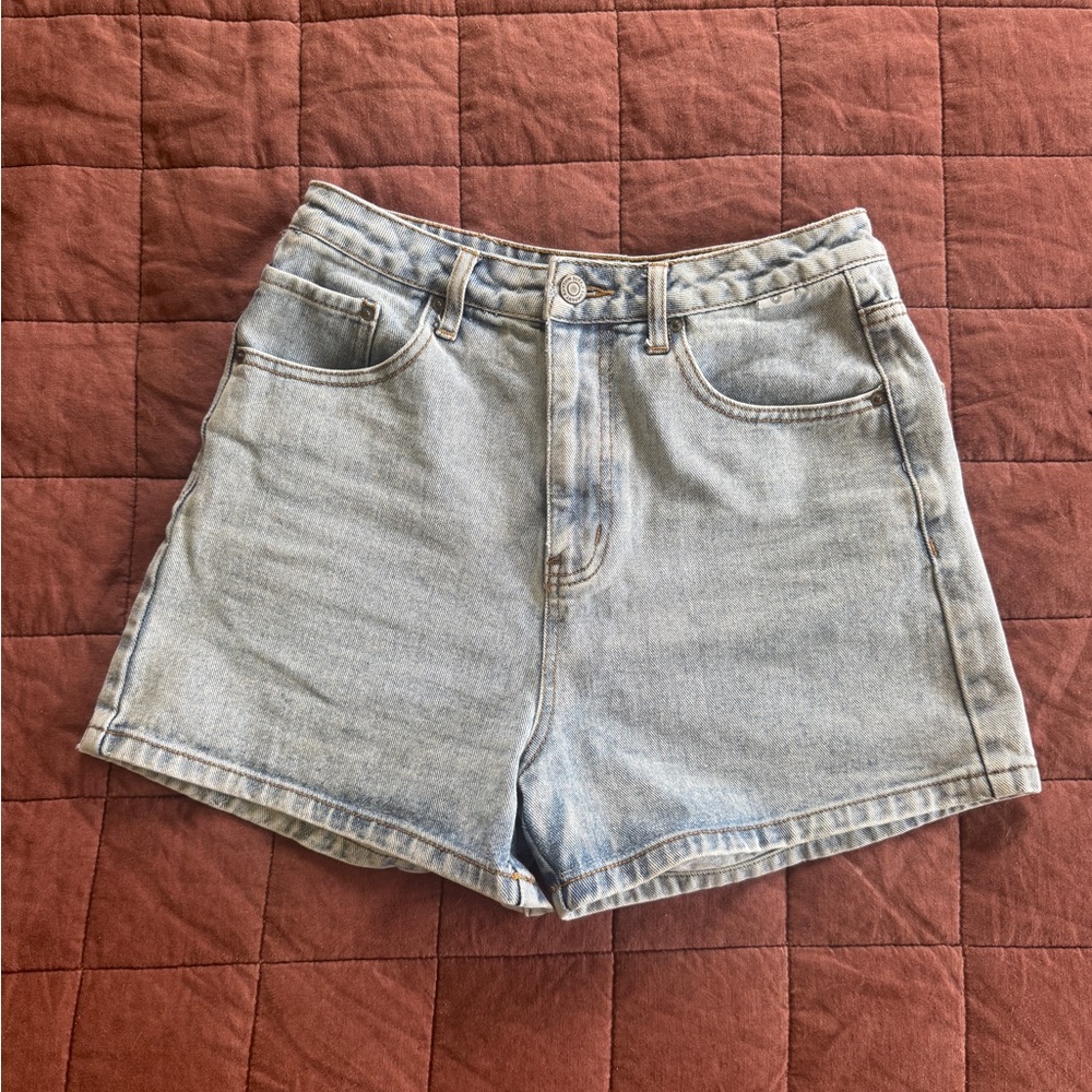 Rhythm Blue Jean Shorts High-Waisted Relaxed Fit